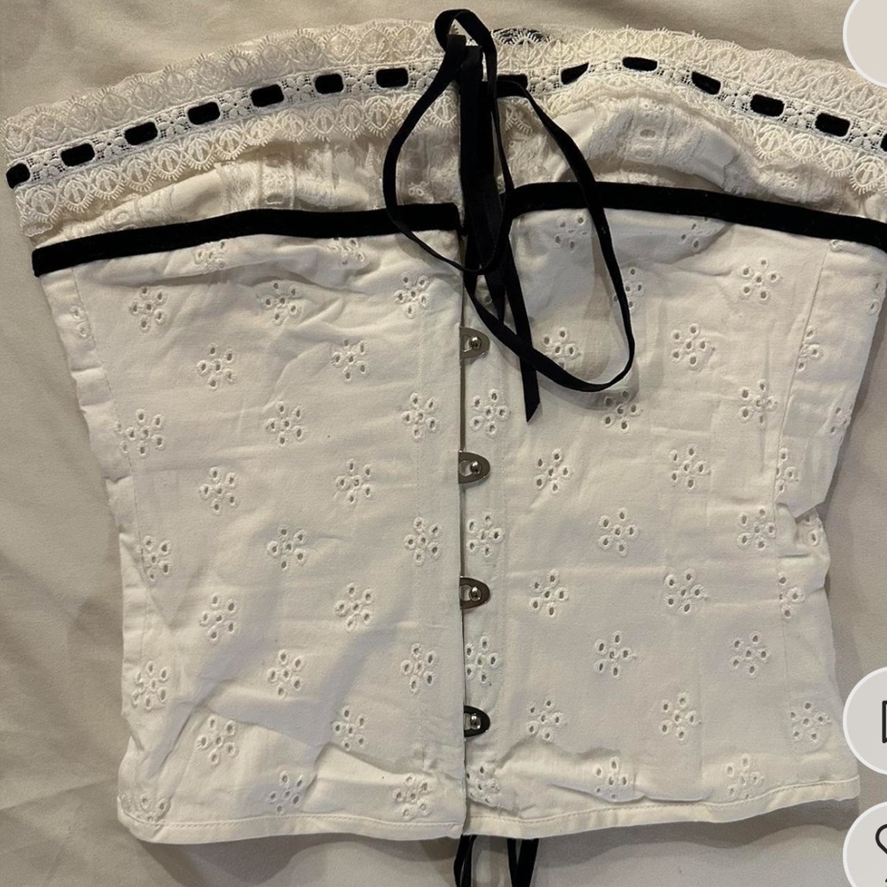 With Jéan Sabrin Corset Top Size XS New without Tags!